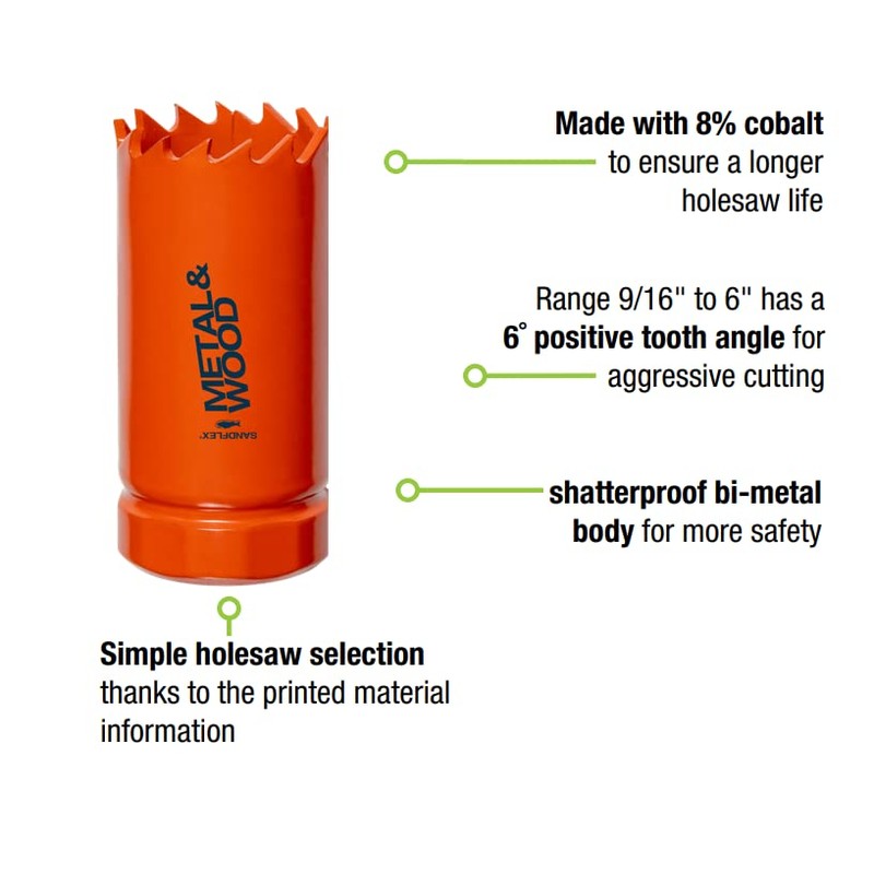 BAHCO Holesaw Bi-Metal Bi-Metal Horsor 3830-24-VIP