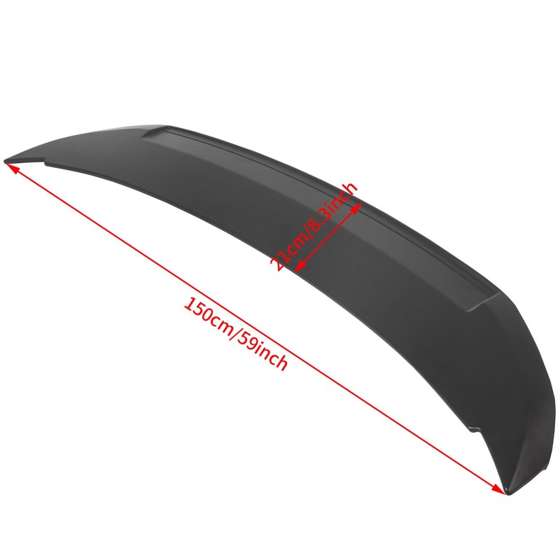 ECOTRIC Rear Trunk Spoiler Wing Compatible with 2010-2014 Ford Mustang