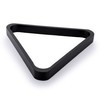 OwnMy Set of 2 Black Wooden Billiard Ball Racks Set,