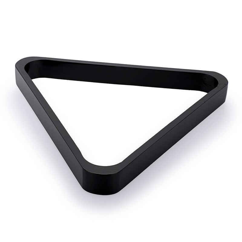 OwnMy Set of 2 Black Wooden Billiard Ball Racks Set,