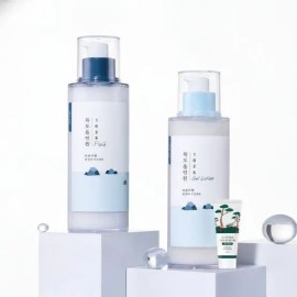 round wrap 145389 ROUND Round LAB for Men 1025 Dokdo All-in-one Fluid 200ml + Gel Lotion / 145389 ROUND 라운드LAB 포 맨 1025 독도 올인원 플루이드 200ml + 젤로션