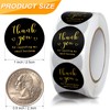 Thank You Round Stickers for Supporting My Small Business Adhesive