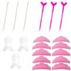 Rzilmer 19 Pcs Eyelash Perm Self Kit Eyelash Pad Eyelash