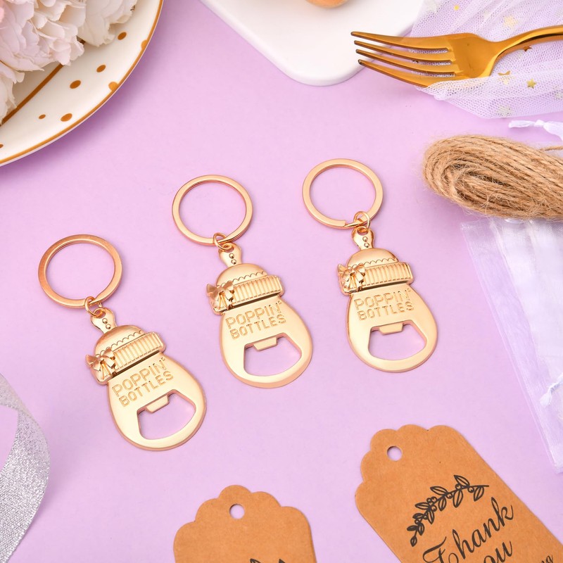 24 abridores de botellas para fiestas de baby shower para