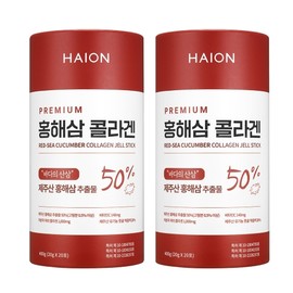 high on Hi On Premium Red Sea Cucumber Collagen 20g 40 packs Sea Cucumber Collagen Stick Health Food / 하이온 프리미엄 홍해삼 콜라겐 20g 40포 해삼콜라겐 스틱 건강식품