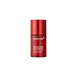 MEDICUBE Red Succinic Acid Clarifying Serum, Sérum Facial con Ácido Succínico 1, Niacinamida 5, BHA y Ceramida, para Marcas Visibles, Poros y Sebo,...