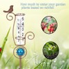 HOBYLUBY 27'' Rain Gauge Outdoor, Rain Gauge with Luminous Beads