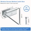 PL 14656 Window Screen Bottom Latch Clips 7/16" Window Screens