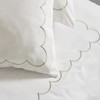 Catherine Lansfield Scallop Border Embroidery Single Duvet Cover Set with