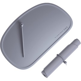 Cuddle Campus Silicone Placemat with Raised Edges for Kids,Toddlers,Babies, Non-Slip Table Setting Placemat for Dining,Come with String for Storage