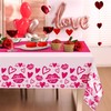 2 Pack Valentines Day Tablecloth,Valentines Day Decorations 54" x 108"