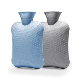 FORICOM 2-Pack 2L Hot Water Bottles, Hot & Cold Therapy Bags for Pain