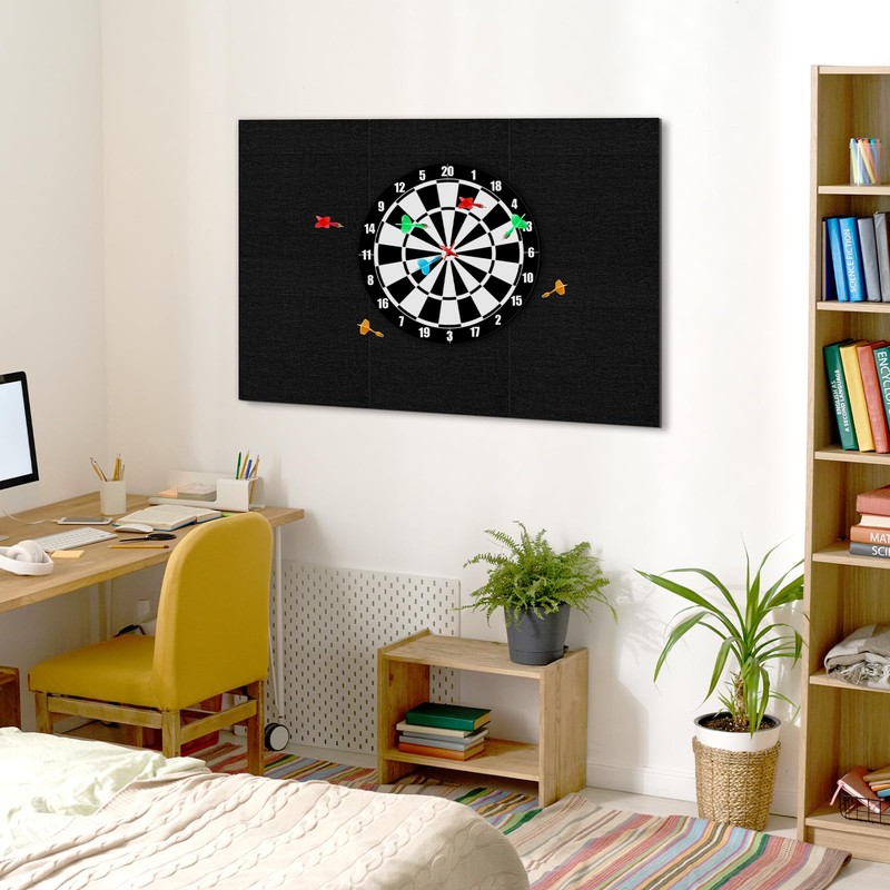 AMUSIGHT Dart Board Wall Protector, 36" × 24“ × 0.5”
