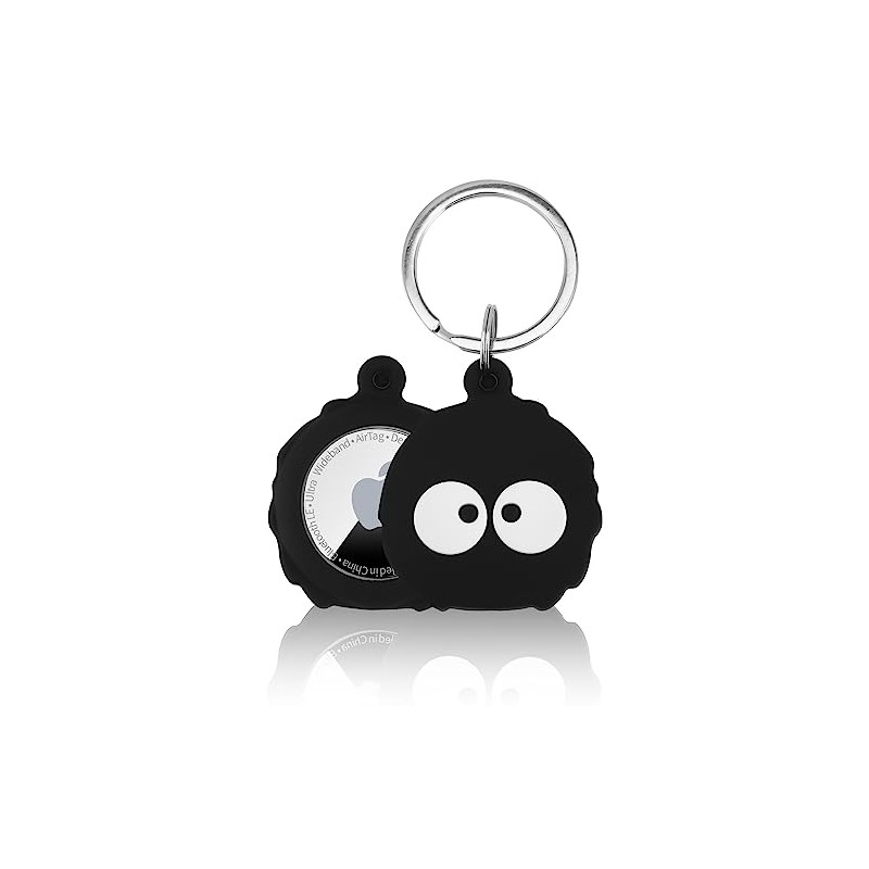 Soft Silicone AirTag Key Ring Case - Anti-Lost Protector