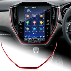 AIRSPEED Subaru Crosstrek GU Series 2023 2024 Carbon Fiber Accessories Interior Parts Center Control Navigation Screen Decorative Frame Sticker Garnish Stylish Custom Subaru Crosstrek Dress Up Easy