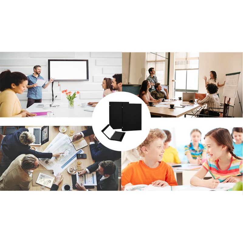 SXIUU A5 Six Ring Binder, Kraft Paper Binder, 6 Ring