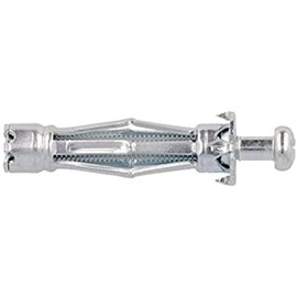 Molly m18015-xj Expansion Metal Cavity Wall Dowels with Screws M6, Gray, Set of 25 Pieces