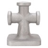 4.5inch Single Cross Bollard Cleat Heavy Duty Aluminum Mooring Bitt