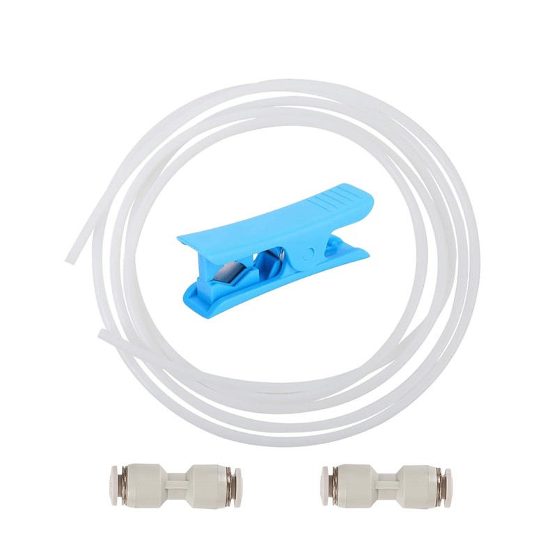 LEOWAY 5M PTFE Teflon Tube 2.5mm ID/4.0mm OD with 2pcs