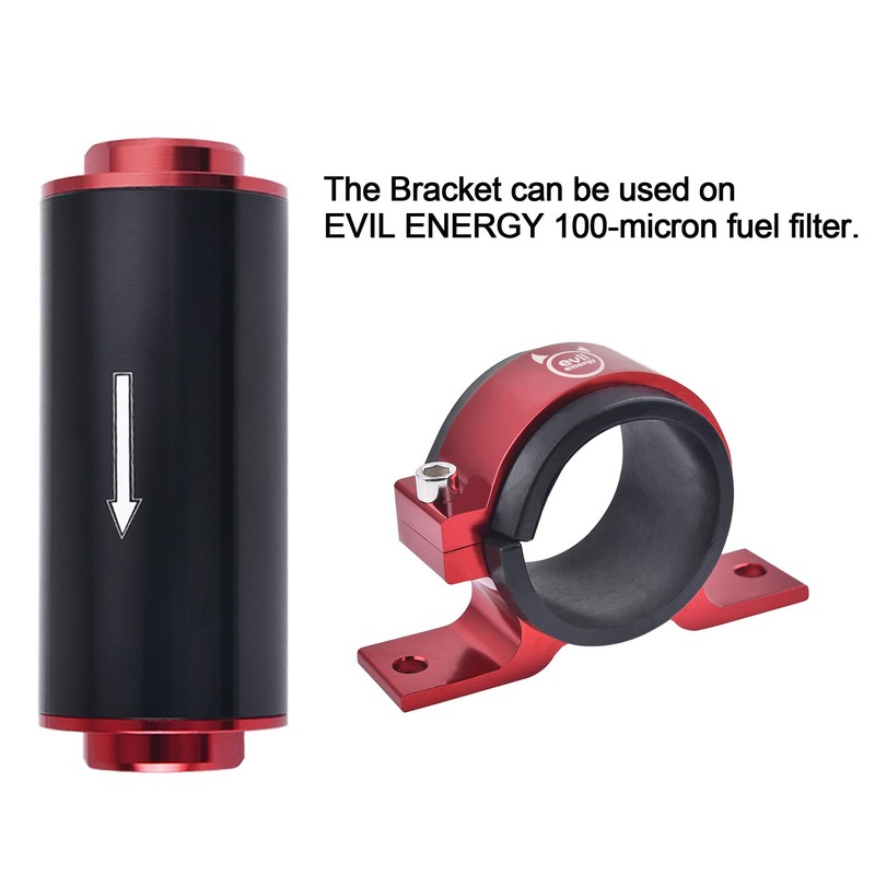 EVIL ENERGY 50mm Fuel Filter Mounting Bracket, Fuel Pump Clamp