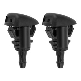 OTOTEC Pack of 2 Car Windscreen Washer Nozzles 98630-3J000 Compatible with Rio 2016-2024 Compatible with Soul Electric 2018-2024 Black