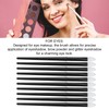 10pcs Silicone Eyeshadow Brush Soft Reusable Long Lasting Silicone Glitter