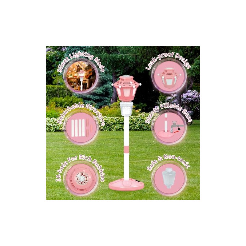 2 Pack Bubble Machine for Kids, Automatic Bubble Blower with