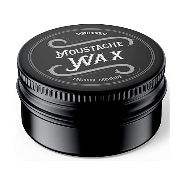 Charlemagne Mustache Wax – Strong Hold with Genuine Beeswax –
