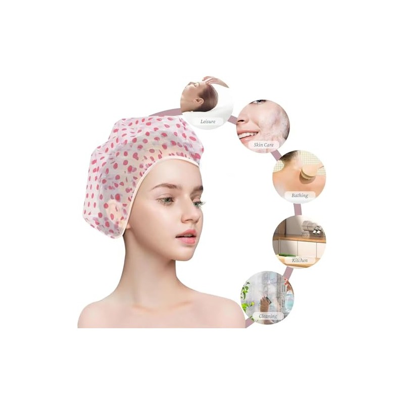 12 Piezas Gorros De Baño Impermeable Para Mujer Gorros de