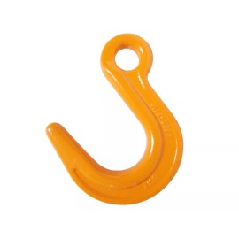 X100 9/32" - 5/16" Eye Foundry Casting Trunnion Hook X100 Forged Orange 5700 lbs