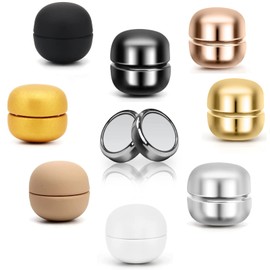 8 Pairs Hijab Magnetic Pins, Pletpet Strength Hijab Magnets for Women Clothing Scarf Hijab Pins, Colorful Multi-Use Hijab Magnets Pinless for Small Hijab Magnet Pins(Rustic)