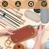 4 Pcs Bag Bases for Crochet with Adjustable Straps, DIY