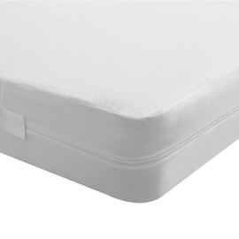 Beedsooth Waterproof Mattress Cover 80 x 200 x 16 cm with Zip Mattress Protector to Improve Sleep and Prevent Overflow Encasing Protective Cover 80 x 200 cm