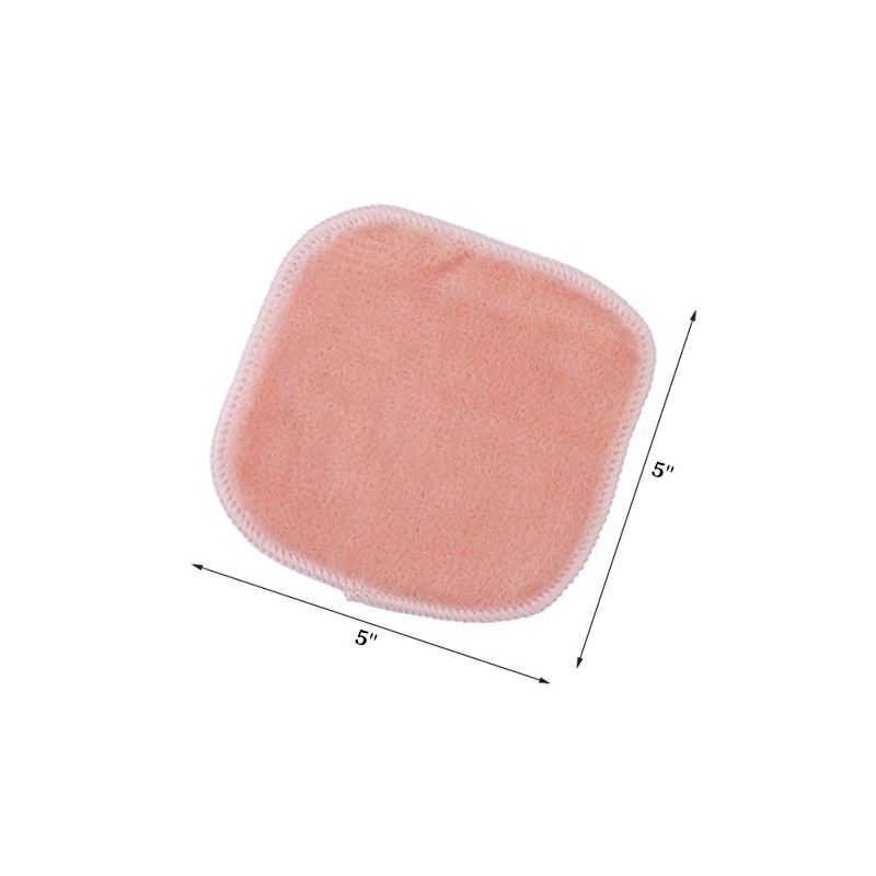 POLYTE Paño Desmaquillante Facial de Microfibra, 12.7x12.7 cm, 10 Pzas