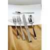 Fortessa Scalini 18/10 Stainless Steel Flatware, 5 Piece Place Setting