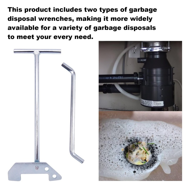 FullMayPro Garbage Disposer Unjamming Wrench/WRN-00 Garbage Disposal Wrench Tool,Garbage Disposal