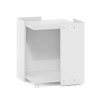 Furinno Peli Litter Box Enclosure in Solid White