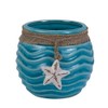 Beachcombers Small Blue Wave Ceramic Holder Multi