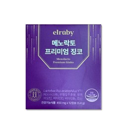 Menolact Premium Ginkgo 450mg x 12 Capsules 1ea  / 메노락토 프리미엄 징코 450mg x 12캡슐 1개