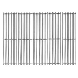 Votenli S5163A (5-Pack) Stainless Steel Cooking Grid Grates Replacement for Brinkmann 810-1575-W,Kenmore 141.16123, 141.16233, 141.16235, 141.16313, 141.16313800, 141.16315