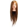 Hairdressing Mannequin Head 85 Percent Real Hair Flexible Multipurpose Hair