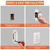 BWP 10 Pack Electrical Outlet Box Extender 1 Gang -