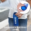 Azarxis - Botella de agua de TPU suave para correr,