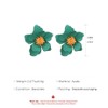 ANGLEQUEEN Chic Cute Floral Stud Earrings for Women Layered Boho