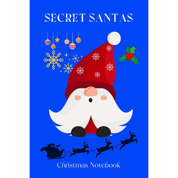 Secret Santa Christmas Notebook: Christmas stocking filler