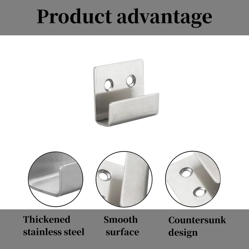 Tile Display Wall Hanger, 8 Pcs Stainless Steel Wall Mount