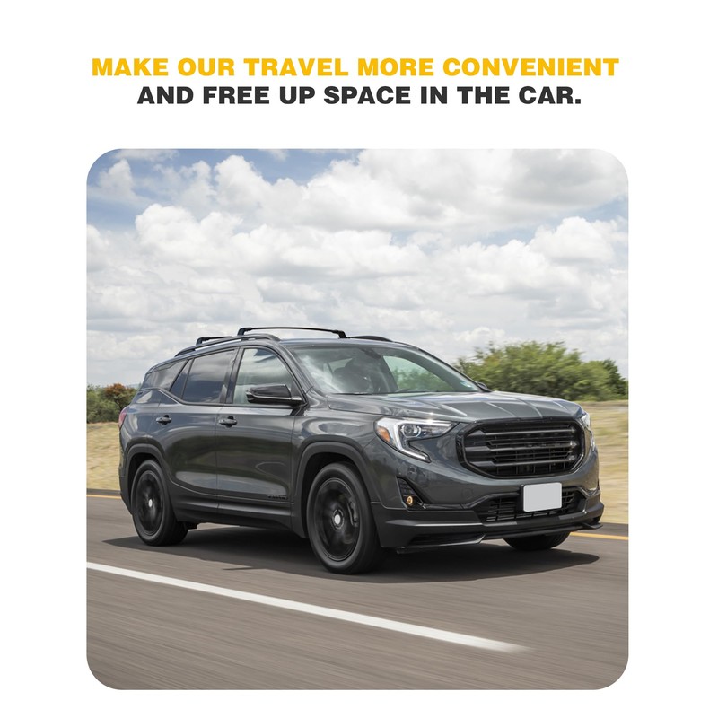 EZREXPM 220lbs Cross Bar Roof Rack Fit for GMC Terrain
