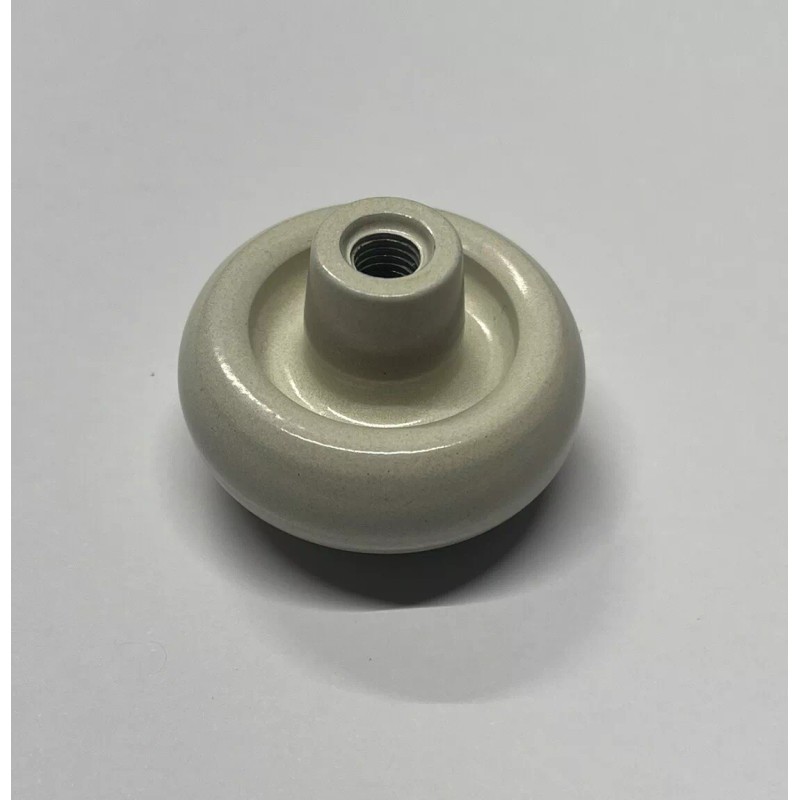 DC Ivory Shift Knob, with Engraved Pattern, VW Bug, Beetle