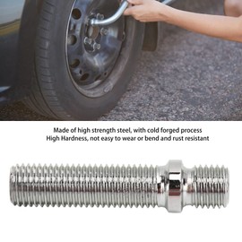 KIMISS Wheel Stud Kit, 20pcs Extended Wheel Conversion Stud 58mm Length 41mm Shank Steel Cold Forged for Cars (M12x1.5 to M12x1.5)