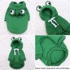 Pet Clothing Dog Transformation Shaped Hoodie (Frog,XL)